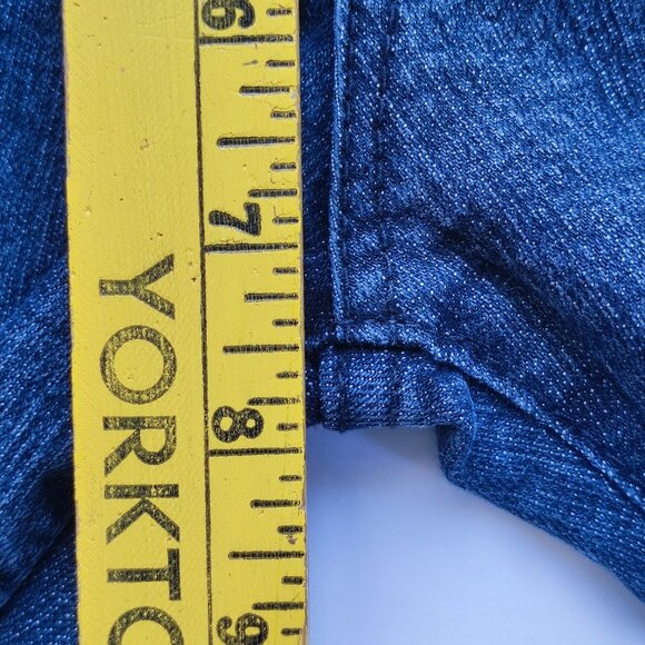 JackSon jeans women's size 27 denim blue young style slim low-rise straight - Picture 14 of 15